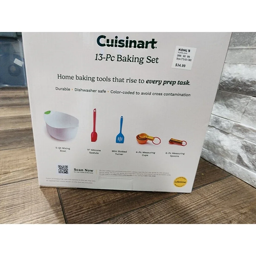 Cuisinart 13-Pc Baking Set Durable Dishwasher Safe